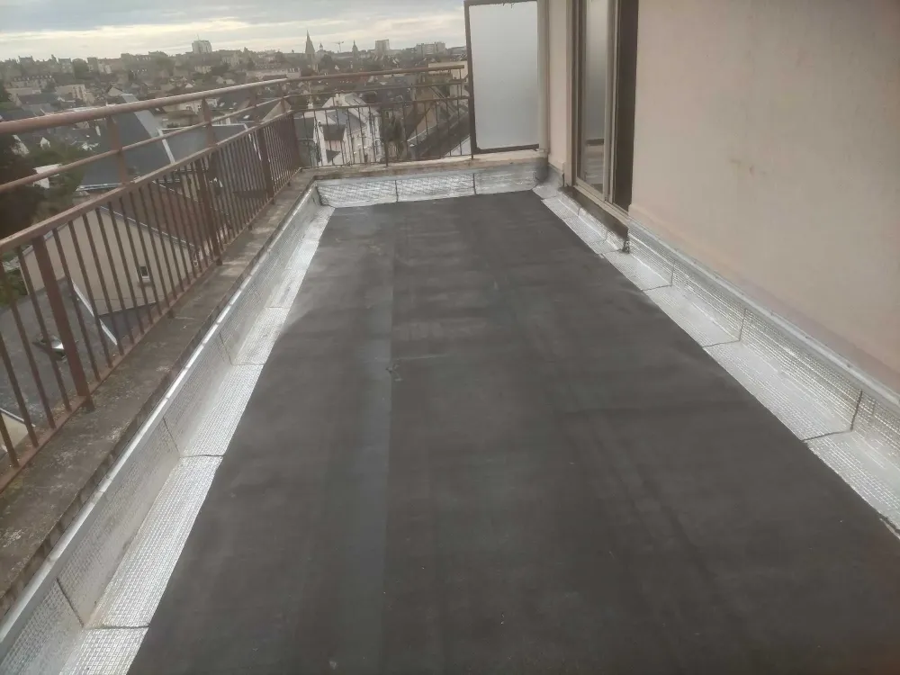 sous dalle sur plots avant apres